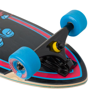 Santa Cruz X Stranger Things Skateboard Complete Screaming Hand Pintail Cruiser
