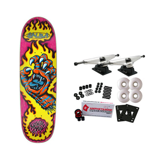 Santa Cruz Skateboard Complete Salba Tiger Hand Shaped  9.25" x 31.95"