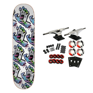 Santa Cruz Skateboard Complete Holo Screaming Hand 8.0" x 31.6"