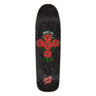 Santa Cruz Skateboard Deck Dressen Rose Cross Shaped 9.31" x 32.36"