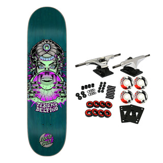 Santa Cruz Skateboard Complete Delfino Fortune Teller Glow VX 8.25" x 31.60"