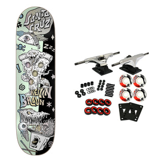 Santa Cruz Skateboard Complete Braun Fever Dream VX 8.25" x 31.6"