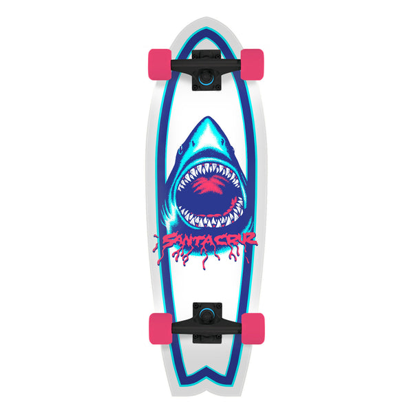 Santa Cruz Skateboard Cruiser Speed Wheels Shark 8.81