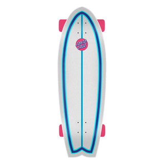 Santa Cruz Skateboard Cruiser Speed Wheels Shark 8.81" x 27.69"