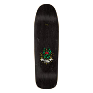 Santa Cruz Skateboard Deck Dressen Rose Cross Two Shaped 9.3" x 32.36"
