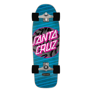 Santa Cruz Skateboard Cruiser Vivid Dot Surf Skate 9.80" x 30.20"