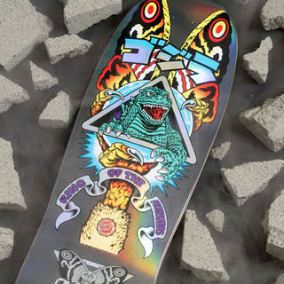 Santa Cruz Skateboard Complate Godzilla Natas - Independent Premium Upgrade
