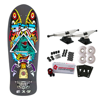 Santa Cruz Skateboard Complete Godzilla Mothra Natas 10.538" x 30.14"