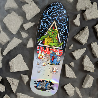 Santa Cruz Skateboard Complete Godzilla Jr. Natas 9.89" x 29.82"