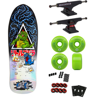 Santa Cruz Skateboard Complate Godzilla Jr. Natas - Independent Premium Upgrade