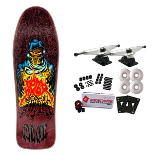 Santa Cruz Skateboard Complete Knox Firepit Reissue 10.07" x 31.275" Old School