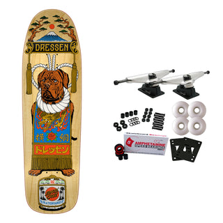 Santa Cruz Skateboard Complete Dressen Sumo Dog 9.3" x 32.36"