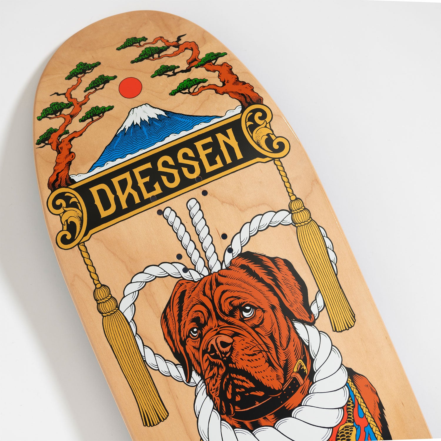 スケートボード SANTA CRUZ9.3 SUMO DOG SHAPED PRO DECK Santa Cruz Skateboard Deck Dressen Sumo Dog 9.3