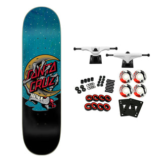 Santa Cruz Skateboard Complete Crescent Bone Hand 8.25" x 31.8"