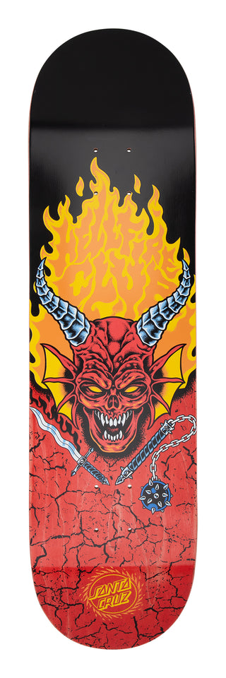 Santa Cruz x Stranger Things Skateboard Deck Hellfire Club 8.25" x 31.8"