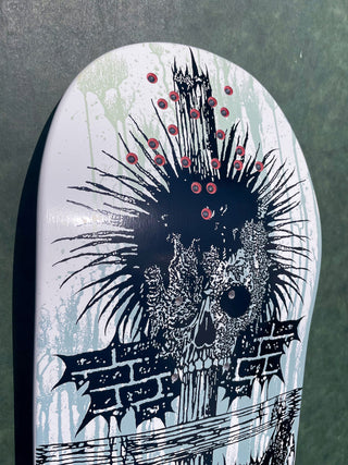 Creature Skateboard Deck Baekkel BLKMTL 8.6" x 32.11"