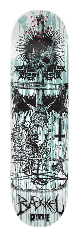 Creature Skateboard Deck Baekkel BLKMTL 8.6" x 32.11"