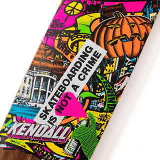Santa Cruz Skateboard Deck Kendall Street Art Collage VX 9.0" x 32"