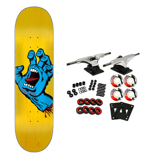 Santa Cruz Skateboard Complete Screaming Hand Yellow 7.25" x 29.9"