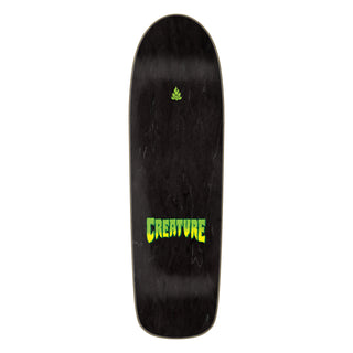 Creature Skateboard Complete Logo Spray Black 9.30" x 31.925"