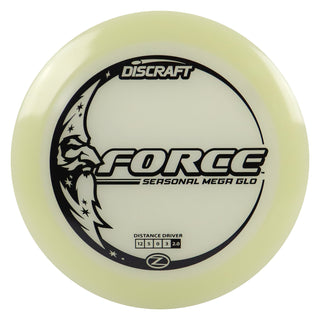 Discraft Disc Golf Seasonal Mega-Glo Force Distance Driver 12/5/0/3 Black