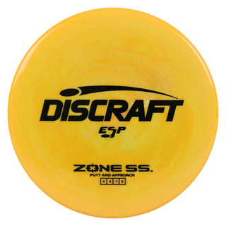Discraft Disc Golf ESP Zone SS Putt and Approach 4/4/-1/2 Burnt Yellow/Black