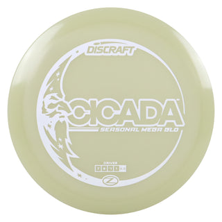 Discraft Disc Golf Seasonal Mega-Glo Cicada Fairway Driver 7/6/-1/1 White