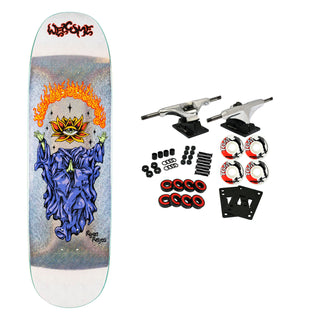 Welcome Skateboard Complete Reyes Rebirth on Baculus 2.0  Glitter Prism Foil 9.0" x 32.4"