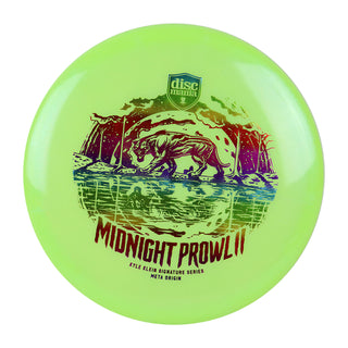 Discmania Disc Golf Kyle Klein Meta Origin Midnight Prowl 2 Midrange 5/5/-1/1 Green/Rainbow 177 grams