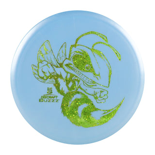Discraft Disc Golf Big Z Buzzz Midrange Disc 5/4/-1/1 Light Blue/Green Shimmer 175-176g