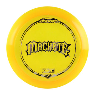 Discraft Disc Golf Z Line Machete Distance Driver 11/4/0/4 Mango/Silver Black 173-174g
