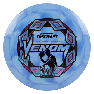 Discraft Disc Golf Anthony Barela USDGC ESP Swirl Venom Pop Top Blue/Slate/Magenta 170-172g