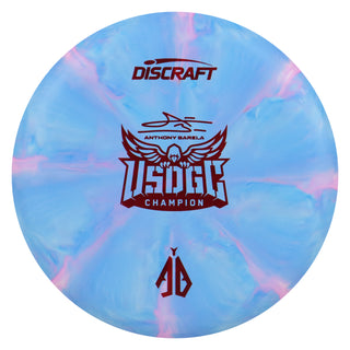 Discraft Disc Golf Anthony Barela USDGC CT Swirl Focus Putter Blue/Red 173-174g