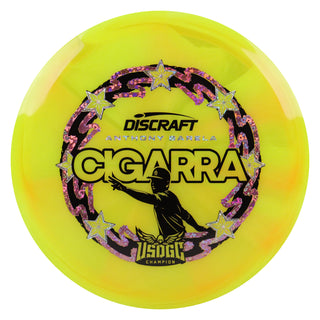 Discraft Disc Golf Anthony Barela USDGC Z-Swirl Cigarra Yellow/Pink Hearts 172g