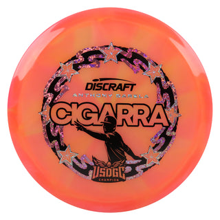 Discraft Disc Golf Anthony Barela USDGC Z-Swirl Cigarra Mango/Pink Hearts 171g