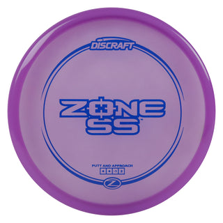Discraft Disc Golf Z Line Zone SS Putter 4/4/-1/2 Purple/Blue 170-172g