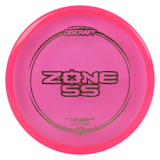 Discraft Disc Golf Z Line Zone SS Putter 4/4/-1/2 Pink/Woodwork 173-174g