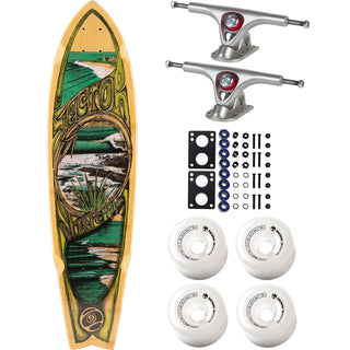 Sector 9 Longboard Bamboo Snapper 8.75" x 34" Cruiser with Paris / Arbor Parts Package