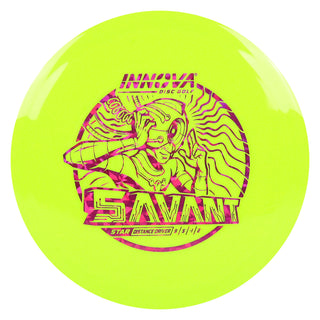 Innova Disc Golf Star Savant Distance Driver 9/5/-1/2 DayGlo/Magenta Shatter 173 grams
