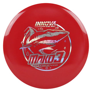 Innova Disc Golf Star Mako3 Midrange Disc 5/5/0/0 Red/Holo 176 grams
