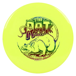 Innova Disc Golf Star Rat Midrange Disc 4/2/0/2 Yellow/Rainbow 167 grams