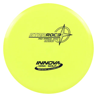 Innova Disc Golf Star Roc3 Midrange Disc 5/4/0/3 Yellow/Indigo 167 grams