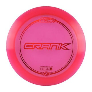 Discraft Disc Golf Z Line Crank Distance Driver 13/5/-2/2 Pink/Red 170-172g