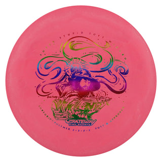 Gateway Disc Golf SSS Wizard Putter 2/3/0/2 Red/Rainbow 172 grams