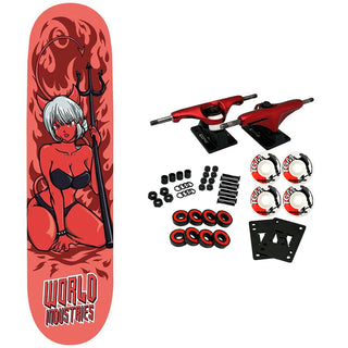 World Industries Skateboard Complete Devil Girl Anime 8.3" x 32"