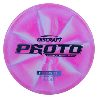 Discraft Disc Golf Ricky Wysocki Prototype Fossil Putter 3/1/0/3 Purple Blue/Blue 173-174g