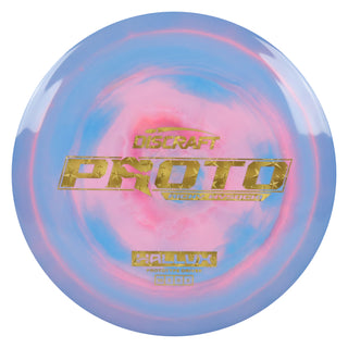 Discraft Disc Golf Ricky Wysocki Prototype Hallux Distance Driver 10/5/0/3 Blue Pink/Gold Stars 173g