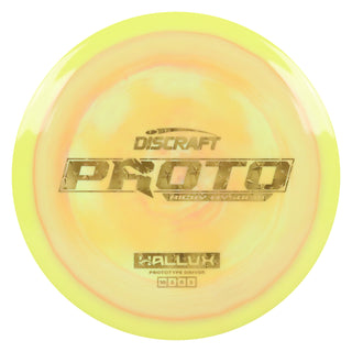 Discraft Disc Golf Ricky Wysocki Prototype Hallux Distance Driver 10/5/0/3 Yellow/Gold Stars 174g