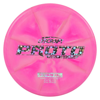 Discraft Disc Golf Ricky Wysocki Prototype Fossil Putter 3/1/0/3 Pink/Holo Stars 173-174g