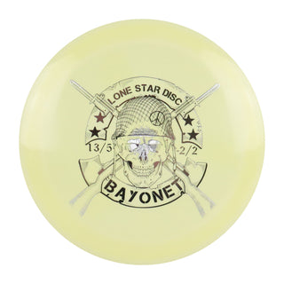 Lone Star Disc Golf Lima Bayonet Driver 13/5/-2/2 Pale Yellow/Silver 157 grams